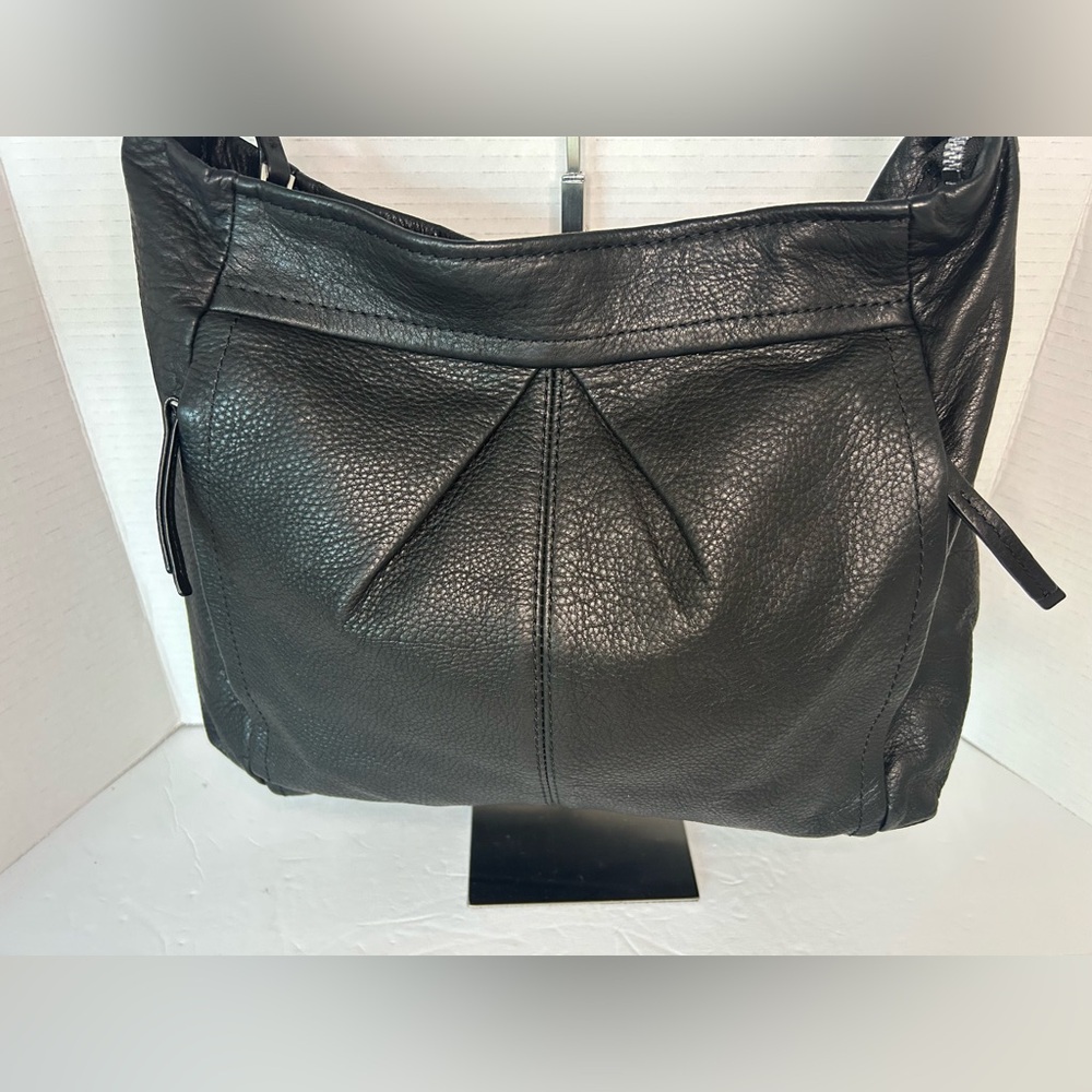 American Leather Co. Black Leather Shoulder Bag